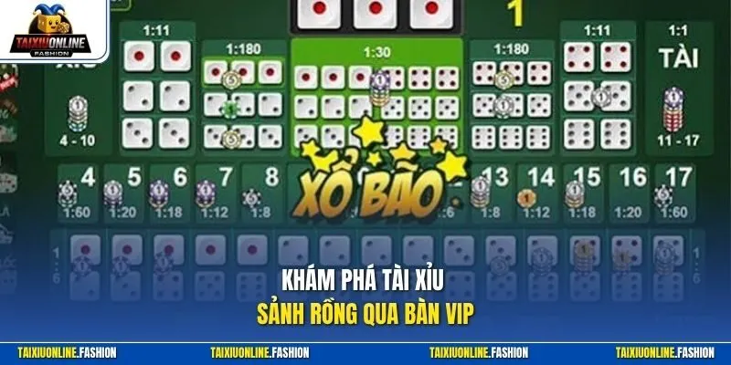 Khám phá Tài Xỉu sảnh rồng qua bàn VIP